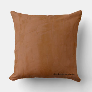 Tangerine Faux Finish Pattern Throw Pillows