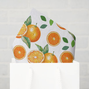Tangerine Fruit Tissue Paper