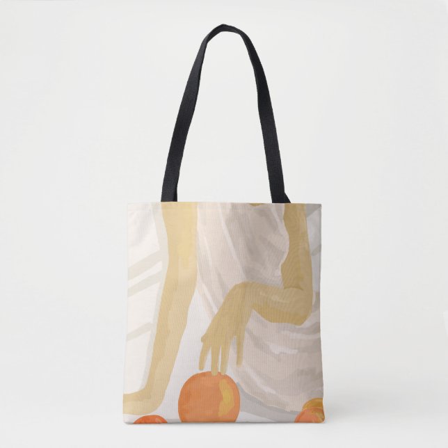 Tangerine Grace Tote Bag (Front)