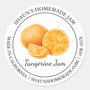 Tangerine Jam Modern label