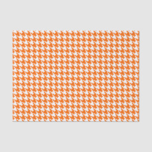Tangerine Modern Houndstooth at Emporiomoffa Tissue Paper