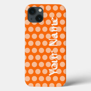 Tangerine Moroccan Moods Dots iPhone 13 Case
