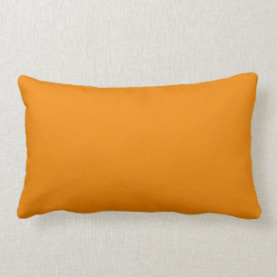 Tangerine Orange High End Coloured Lumbar Cushion