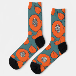 Tangerine Pattern Socks