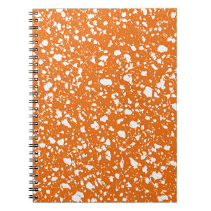 Tangerine Pop Marble Notebook