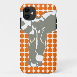 Tangerine Safari Dot iPhone 11 Case