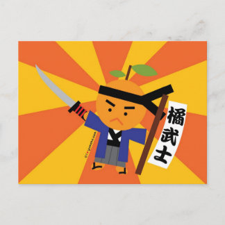 Tangerine Samurai Postcard