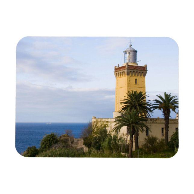 Tangier Morocco lighthouse at Cap Spartel Magnet (Horizontal)