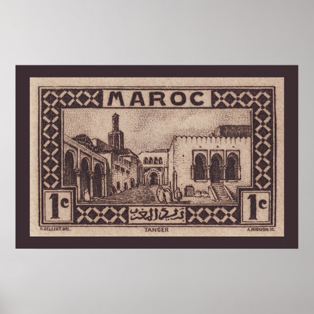 Tangier, Morocco - Poster (Front)