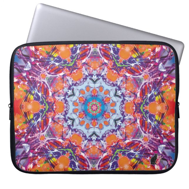 Tangiers Kaleidoscope Laptop Sleeve (Front)