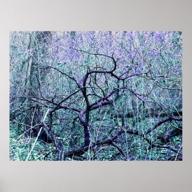 Tangle In Blue Poster (Front)