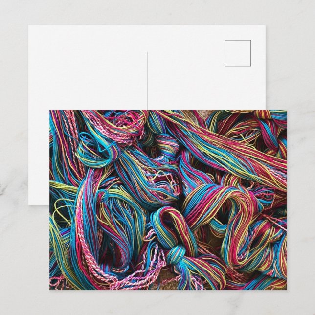 Tangle of Yarns Postcard (Front/Back)