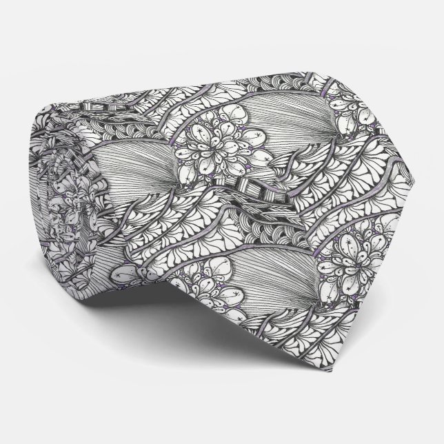Tangled Elegance Necktie (Rolled)