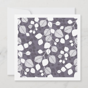 Tangled Foliage Canopy Botanicals deep lavender Card