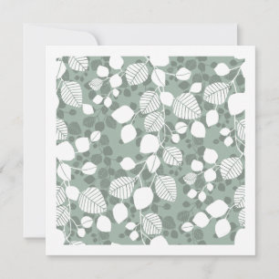 Tangled Foliage Canopy Botanicals Soft Sage Card