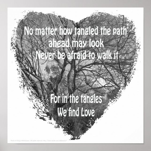 Tangled heart poster (Front)