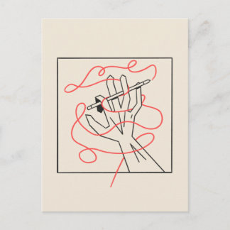 Tangled Illustrator Postcard