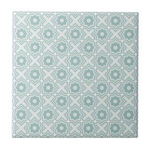 Tangled Lattice Pattern Ceramic Tile