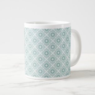 Tangled Lattice Pattern Large Coffee Mug