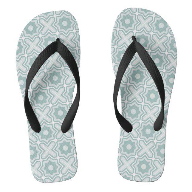 Tangled Lattice Pattern Thongs (Footbed)