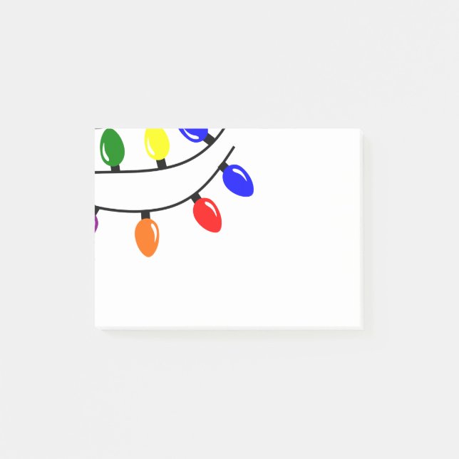 Tangled Lights Post-it Notes (Front)