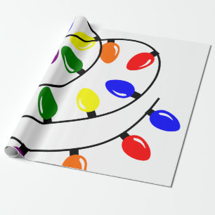 Tangled Lights Wrapping Paper
