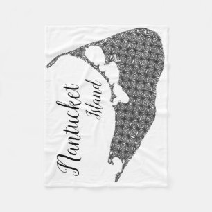 Tangled Nantucket Island Fleece Blanket