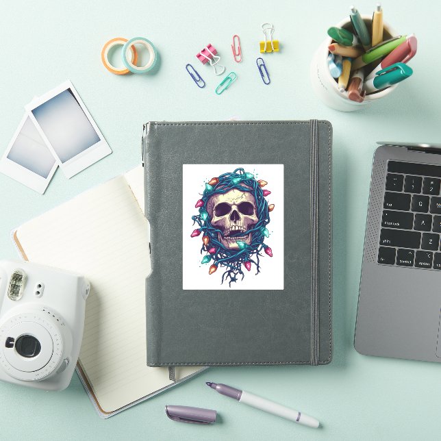 Tangled Skullmas � Funny Xmas Skeleton (iPad Cover)