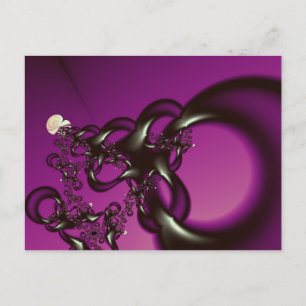 Tangled Up Fine Fractal Art Postcard