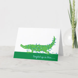 Tangled Up in Blue Holiday Card