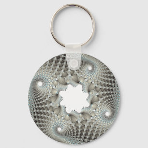 Tangled up in blue key ring