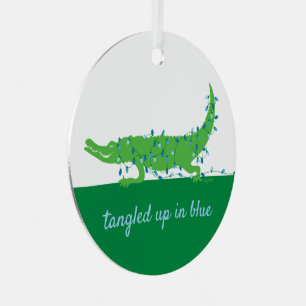 Tangled up in Blue Ornament