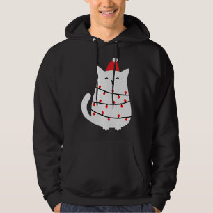 Tangled Up In Christmas Tree Lights Xmas Costume S Hoodie