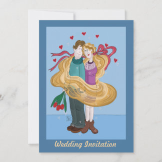 Tangled Wedding Party Invitation 