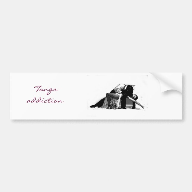 TANGO ADDICTION BUMPER STICKER (Front)