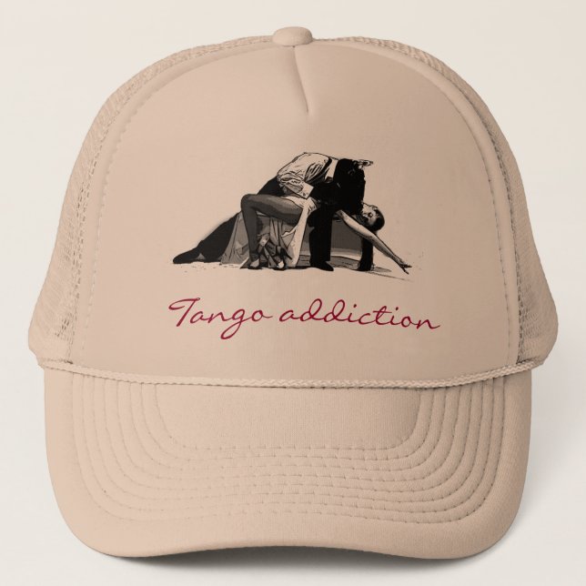 TANGO ADDICTION TRUCKER HAT (Front)