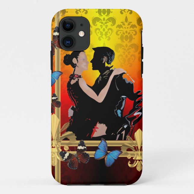 Tango and damask Case-Mate iPhone case (Back)