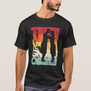 Tango Argentino Dancing Heartbeat Milonga Vals Tan T-Shirt