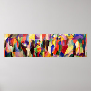Tango Bal Bullier - Abstract Art by Sonia Delaunay Poster