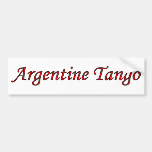 TANGO BUMPER STICKER