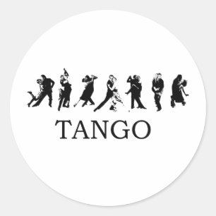 TANGO CLASSIC ROUND STICKER