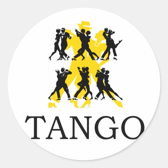 TANGO CLASSIC ROUND STICKER (Front)