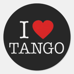 TANGO CLASSIC ROUND STICKER