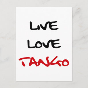 Tango Dance cool design! Postcard