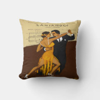 Tango Dance Couple Vintage Poster Print