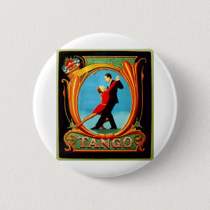 Tango Dancer 6 Cm Round Badge