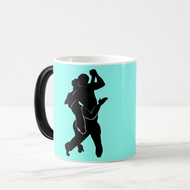 Tango Dancer Couple Mug Custom Colors (Front Left)