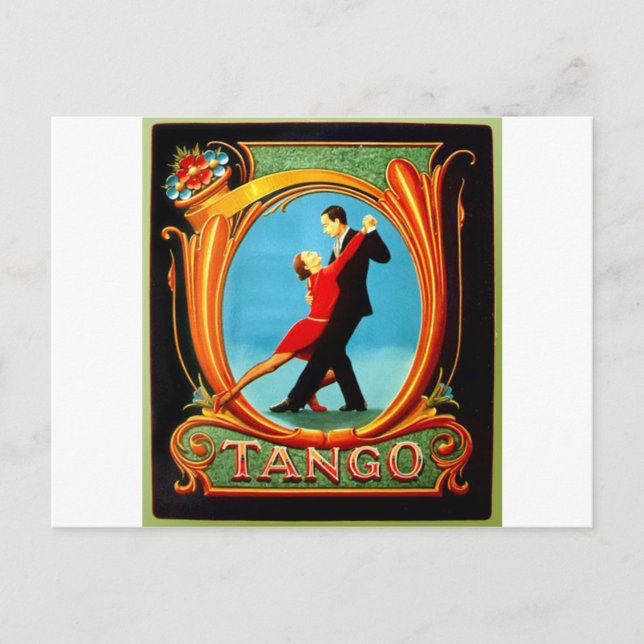 Tango Dancer Postcard (Front)