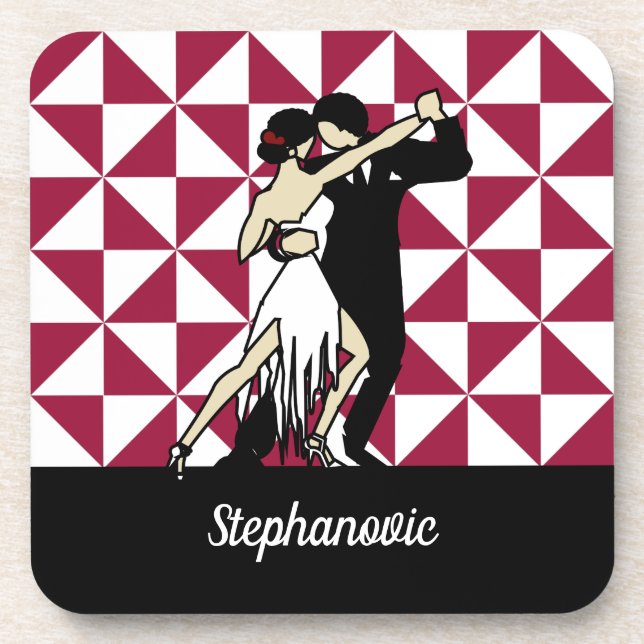 Tango Dancers Coaster (Front)
