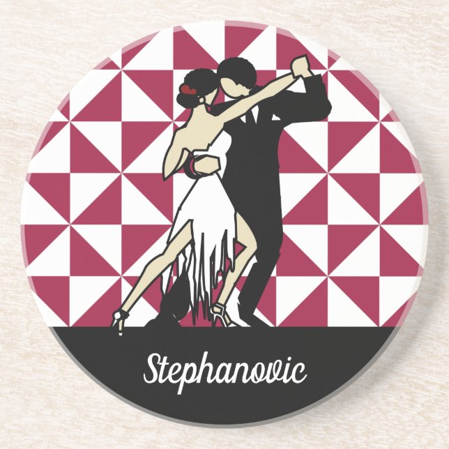 Tango Dancers Coaster (Front)